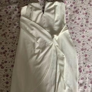 Strapless Boohoo dress